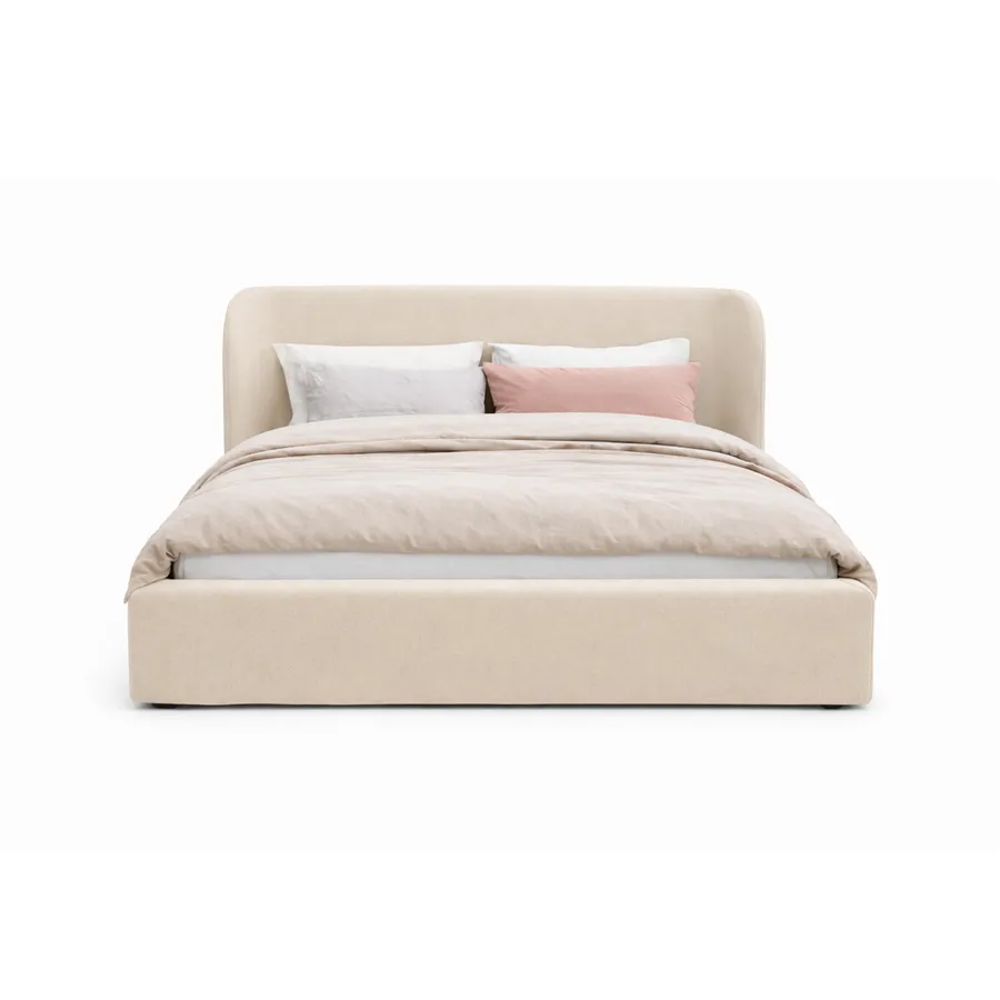 МЯГКОЕ ОБЛАКО Двухспальная кровать, бежевая