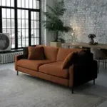 Хорошее настроение Диван прямой, медно-коричневый