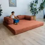 ПОЛЕЗНАЯ ПРИВЫЧКА Диван прямой, терракотовый