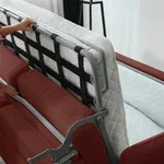 ПРОСТОЕ СЧАСТЬЕ Диван прямой терракотовый