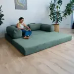 ПОЛЕЗНАЯ ПРИВЫЧКА Диван прямой, изумрудный