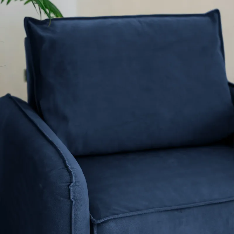 ПОРТЛЕНД Кресло-кровать синее