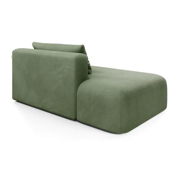 НОВЫЕ ЭМОЦИИ МИНИ Диван прямой, зеленый, банкетка слева