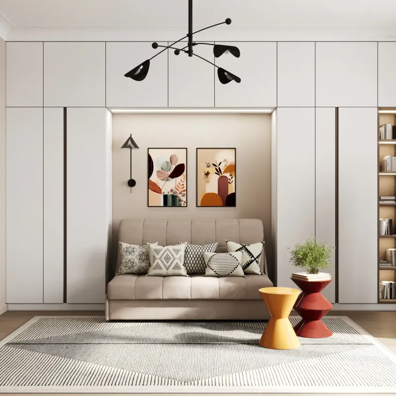 ТОКИО Складная кровать бежевая, 160 ППУ