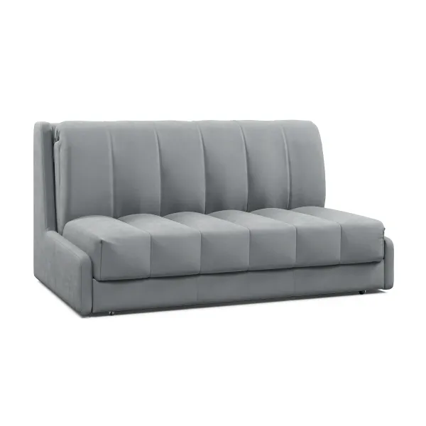 ГАРМОНИЯ СНА Кровать-диван прямой светло-серый, 160, ППУ