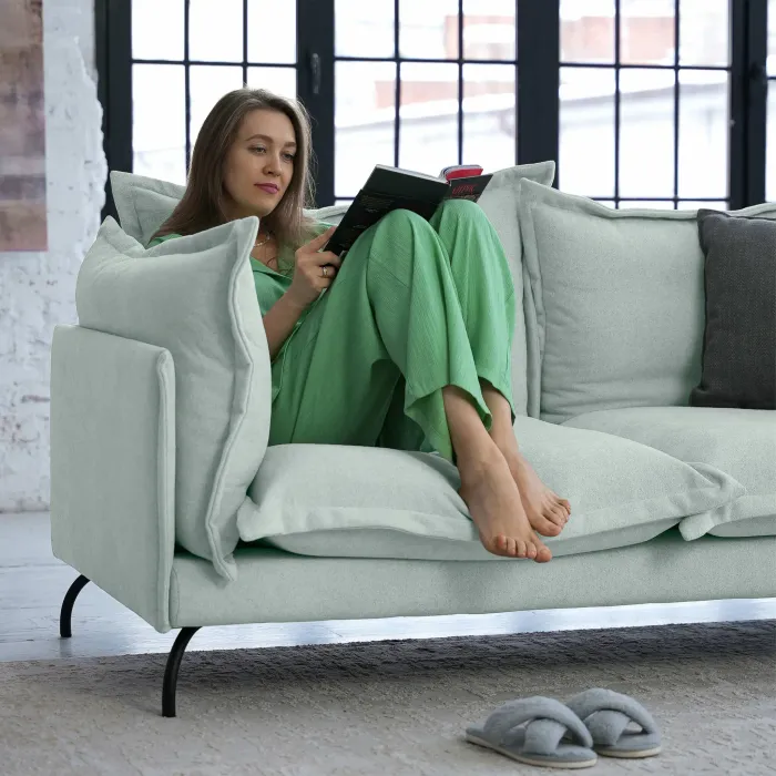 Облако комфорта Диван прямой, снежная мята