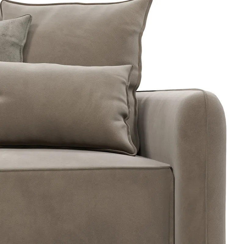 ПОРТЛЕНД Диван прямой с банкеткой бежевый