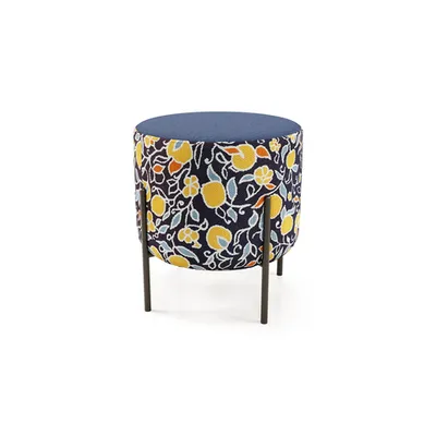 Маленькая радость Пуф круглый на ножках, синий Fiori