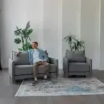 ЛУЧШИЙ ДРУГ Кресло-кровать серое