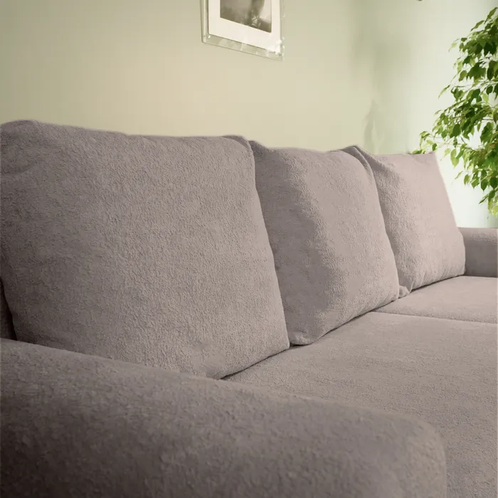 ФОРМУЛА УЮТА Диван угловой, серо-коричневый