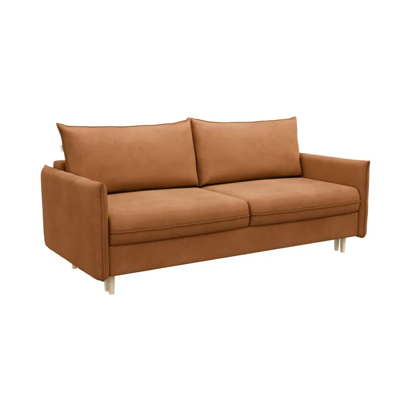 СКАНДИ Диван тканевый прямой терракотовый СКАНДИ Диван тканевый прямой терракотовый