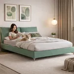 ВЕЧЕРНАЯЯ СКАЗКА Двухспальная кровать, зеленая