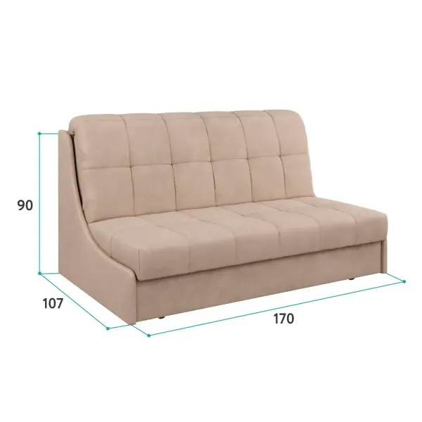 ТОКИО Складная кровать бежевая, 160 ППУ