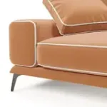 Солнечное побережье Диван угловой, персиковый