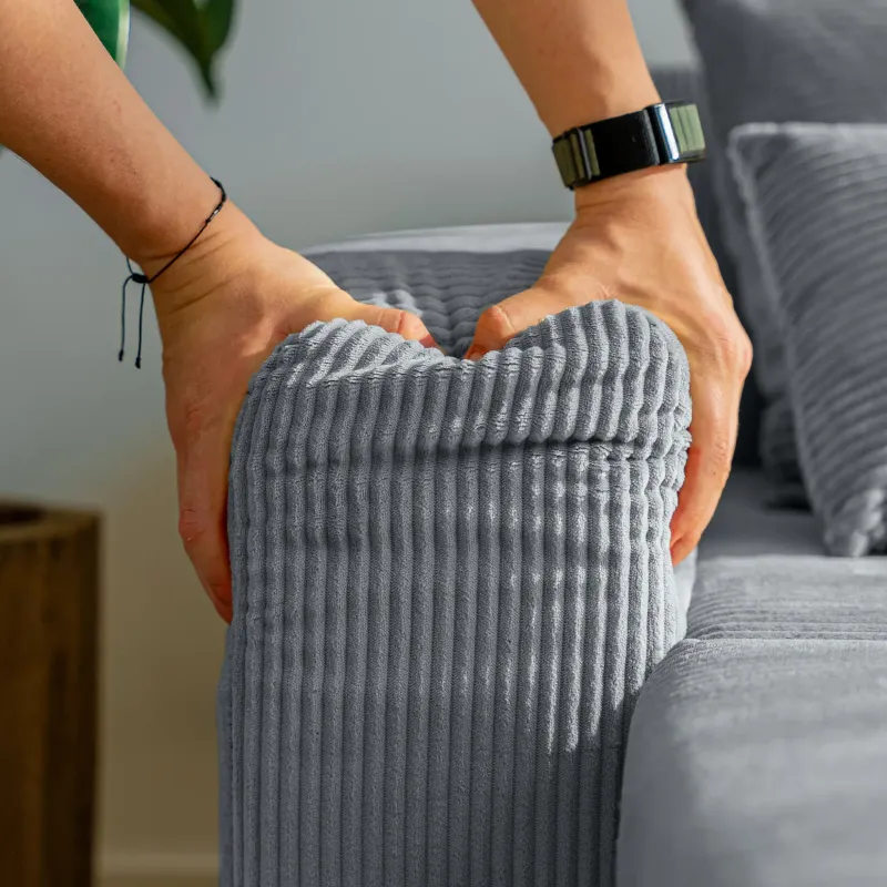 РАЙСКИЙ УГОЛОК Диван угловой серый