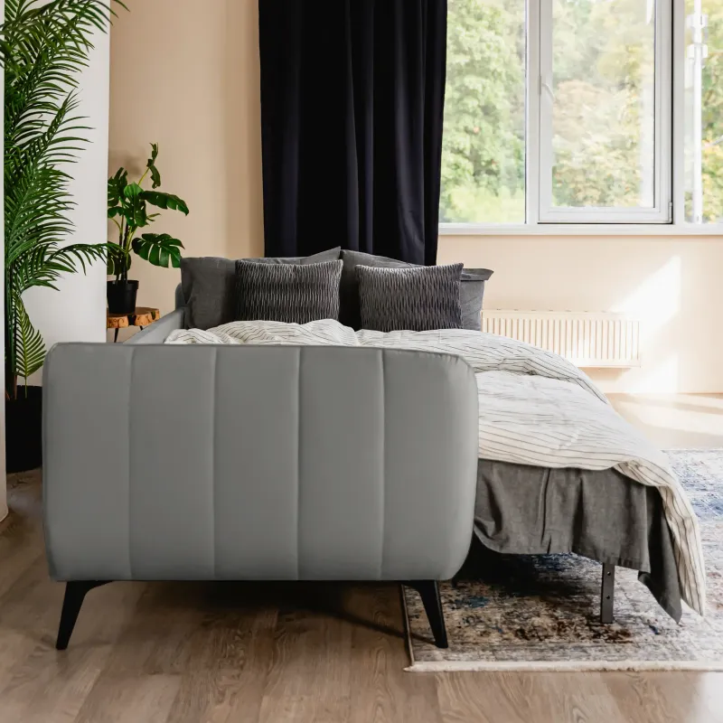 СЧАСТЛИВЫЙ ДЕНЬ Диван прямой, серый СЧАСТЛИВЫЙ ДЕНЬ Диван прямой, серый