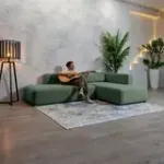 НОВЫЕ ЭМОЦИИ Диван угловой, темно-зеленый