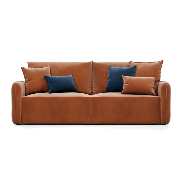 ПОРТЛЕНД Диван прямой терракотовый