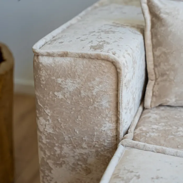 РАЙСКИЙ УГОЛОК Диван угловой бежевый, с Crash-эффектом