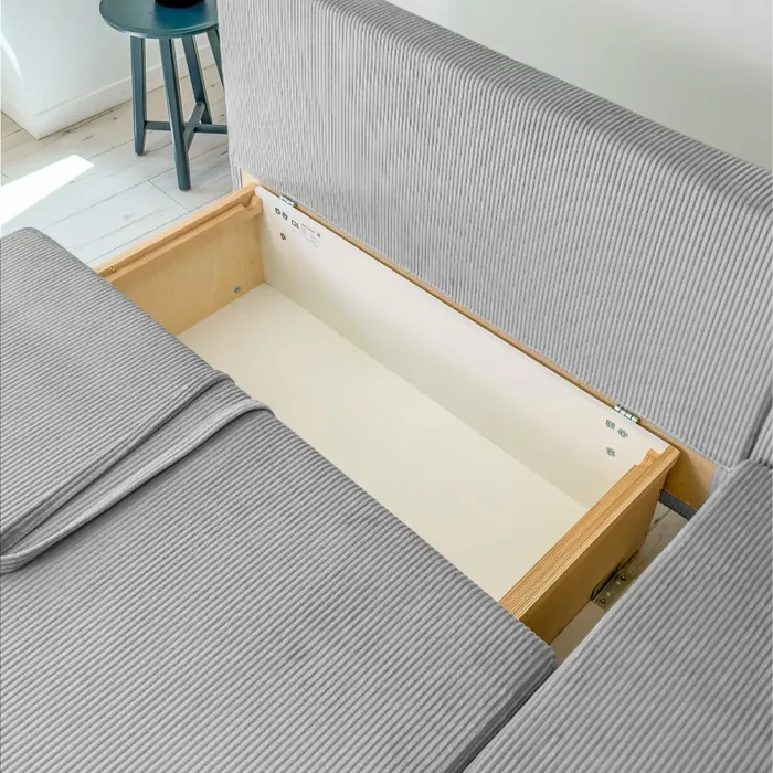 Корсо Лайт Диван угловой Cilium серый