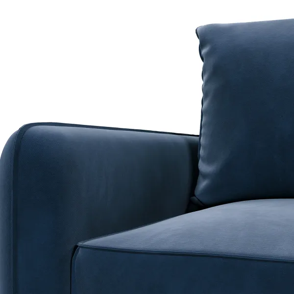 ПОРТЛЕНД Диван угловой синий