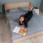 ТОКИО Складная кровать светло-бежевая, 180 ППУ