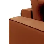 КОРСО XL Диван тканевый прямой терракотовый