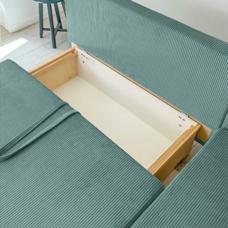 Корсо Лайт Диван угловой Cilium изумрудный