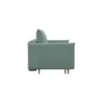 СКАНДИ Диван тканевый прямой мятный