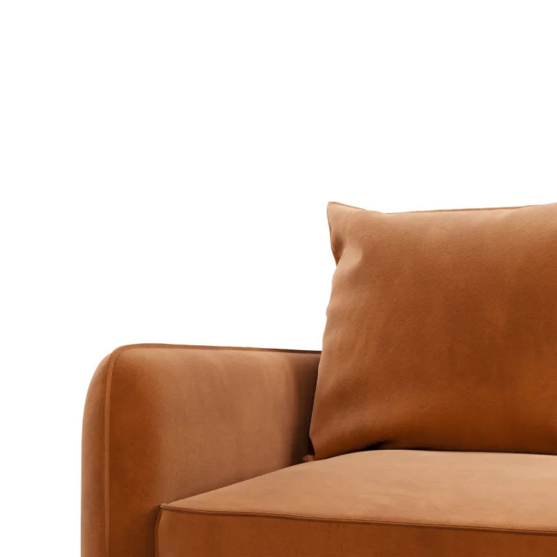 ПОРТЛЕНД МИНИ Диван прямой терракотовый ПОРТЛЕНД МИНИ Диван прямой терракотовый