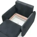 ПОРТЛЕНД Кресло-кровать серое