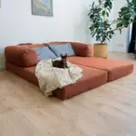 ПОЛЕЗНАЯ ПРИВЫЧКА Диван прямой, терракотовый