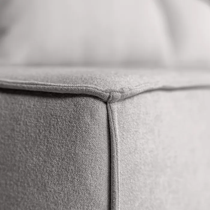 ПОРТЛЕНД Диван прямой светло-серый, букле