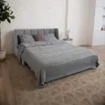 ВЕНЕЦИЯ Складная кровать светло-серая, 200