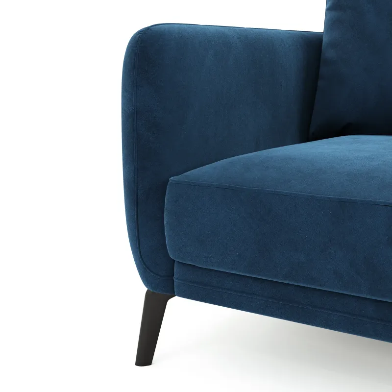 СЧАСТЛИВЫЙ ДЕНЬ Диван прямой, синий