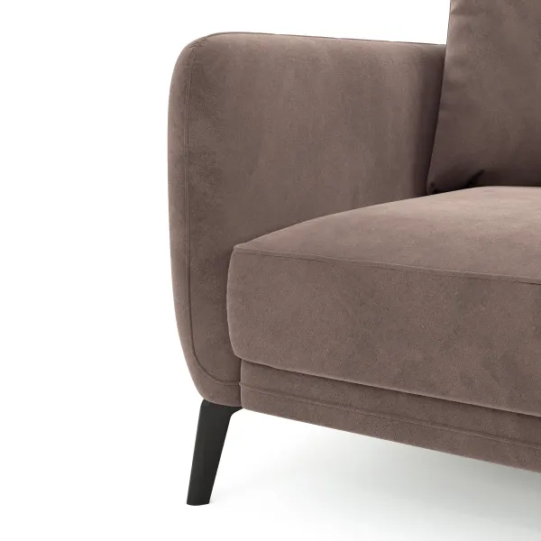 СЧАСТЛИВЫЙ ДЕНЬ Диван прямой, какао