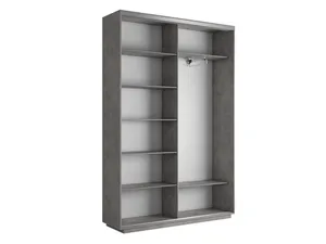 Экспенс Шкаф-купе двухдверный с зеркалом, 120х220х45, Серый