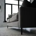 Хорошее настроение Диван прямой, серебристо-серый