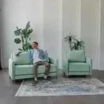 ЛУЧШИЙ ДРУГ Кресло-кровать мятное