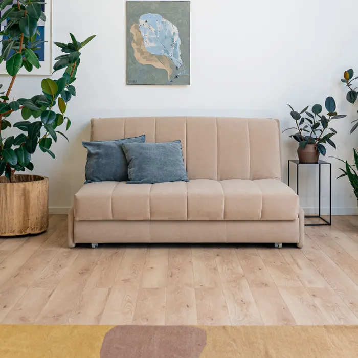 ВЕНЕЦИЯ Складная кровать светло-бежевая, 185