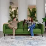 СЧАСТЛИВЫЙ ДЕНЬ Диван прямой, темно-оливковый