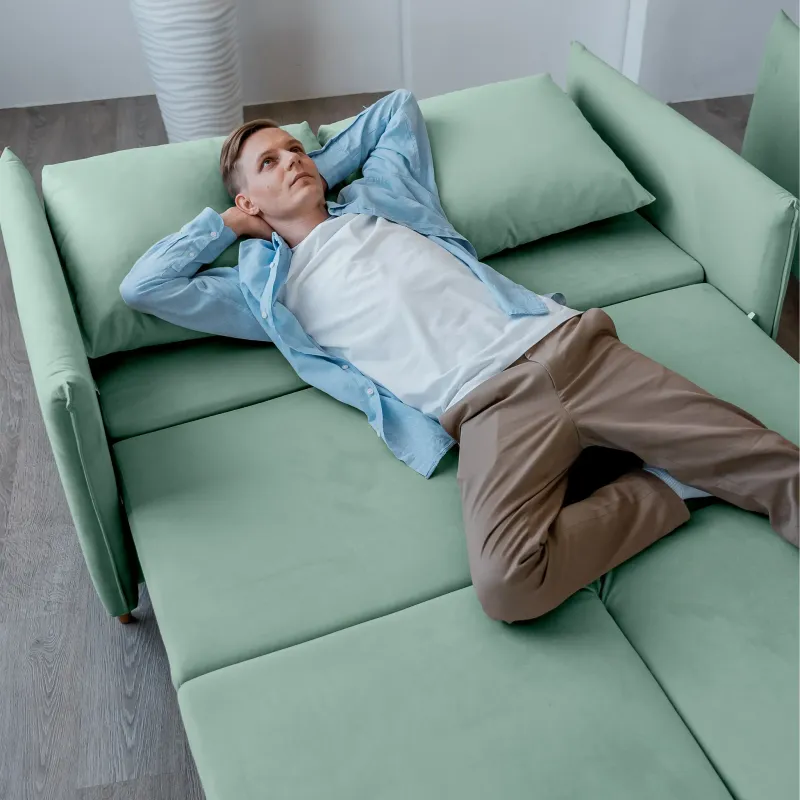 ЛУЧШИЙ ДРУГ Диван прямой мятный ЛУЧШИЙ ДРУГ Диван прямой мятный