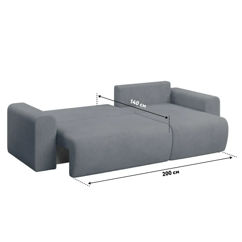 ДОЛГОЖДАННЫЙ ОТПУСК Диван угловой, графитовый ДОЛГОЖДАННЫЙ ОТПУСК Диван угловой, графитовый