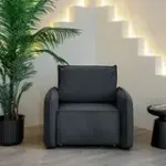 ПОРТЛЕНД Кресло-кровать серое