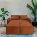 ПОРТЛЕНД МИНИ 150 Диван прямой терракотовый