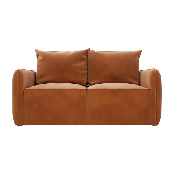 ПОРТЛЕНД МИНИ Диван прямой терракотовый