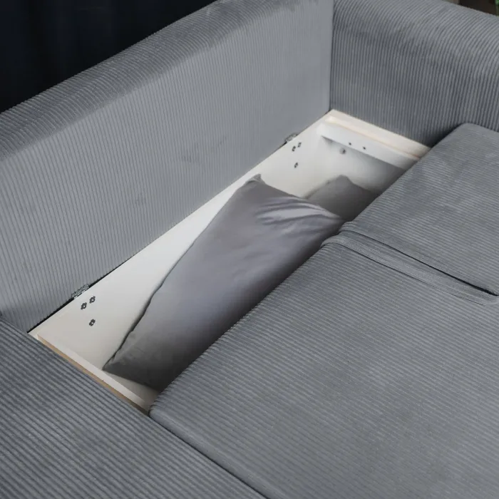 ДОЛГОЖДАННЫЙ ОТПУСК Диван угловой, серый