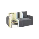 ПОРТЛЕНД МИНИ Диван прямой бежевый