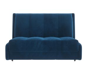 РИЧМОНД Кровать-диван прямой синий, 120