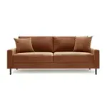 Хорошее настроение Диван прямой, медно-коричневый